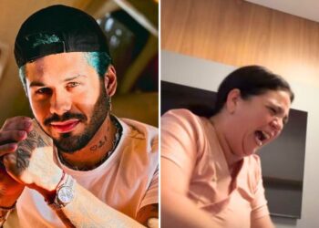 Zé Felipe passa a seguir atriz Alanis Guillen após pedido inusitado, e babá brinca: 'Esse homem é o cão’